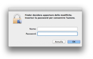 Password Autenticazione